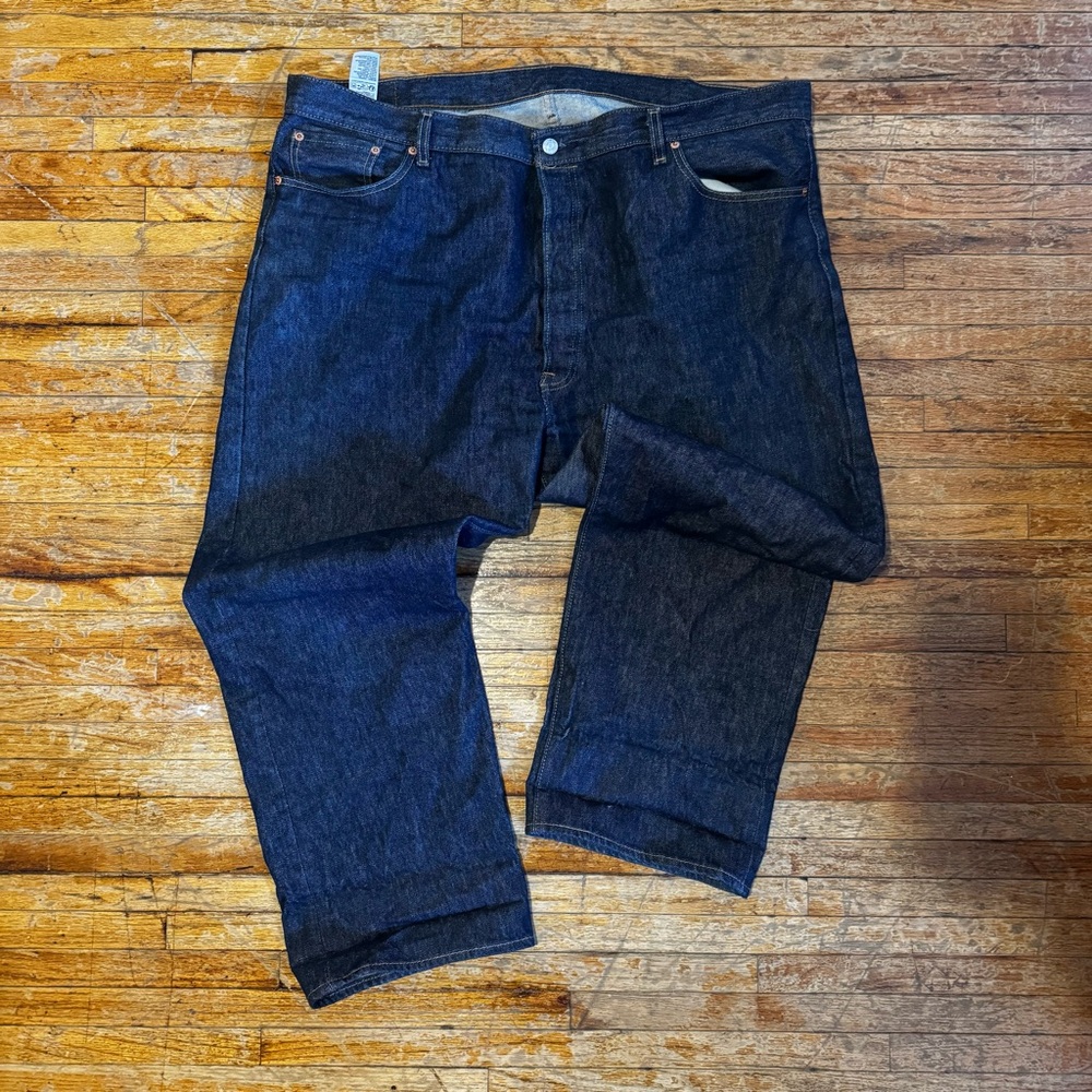 levi's raw denim 501